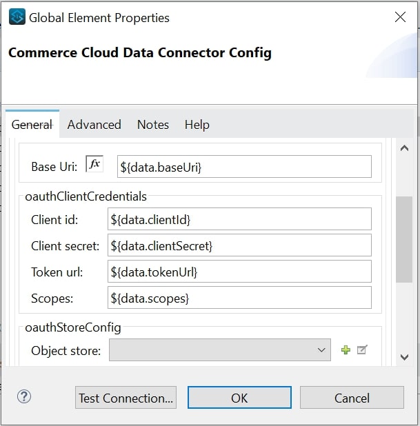 OAuth 2 アプリケーション接続プロバイダー認証設定の例